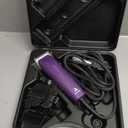 Andis 24820 EasyClip Professional-Animal 7-Piece Detachable Ceramic Blade Clipper Kit, Frustration Free Packaging, Purple