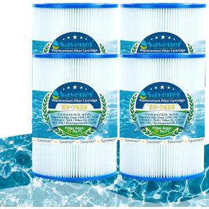 Savener C-7626 Hot Tub Spa Filter Cartridge, Replaces Hayward C250, Unicel C-7626, Filbur FC-1230, PA25-4, CX250RE, CX250-RE, HF7626-01, 25 Sq. Ft, 4 Pack