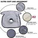 Piddle Pads, Multi-use and Leak Free Lines for Baby Stroller, High Chair & Car Seat, Waterproof Toilet Training Seat Covers for Toddles (Grey (1 Pack))