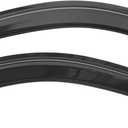Tape On Window Visors Fits for 1997-2004 Dodge Dakota 2Dr Only, Side Auto Window Wind Deflectors, Ventshade, Rain Guards for Cars/Trucks