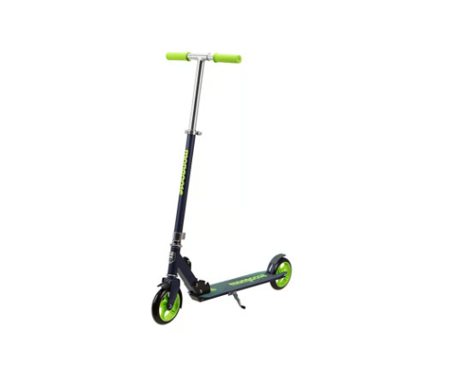 Mongoose Force 3.0 Scooter Dark Blue & Green Folding Scooter