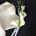 White Calla Lily Bridal Bouquet