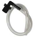 ResOne HBA‑100 Humidifier Bottle Adapter Tubing, 12", 5‑Pack – 9/16‑18 UNF Threaded Connector to Oxygen Source, Flexible Oxygen Humidifier Adapter Tube