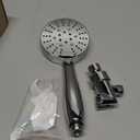 HammerHead Showers Solid Metal 3-Spray Handheld Shower Head with Long Hose and Holder - CHROME - 2.5 GPM High Pressure Shower Head with Handheld Sprayer - WIDE, MASSAGE, and MIST Sprays