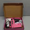 Pink Electric Staple Gun, 7PCS 2 in 1 Cordless Stapler Nail Gun Set with 3300pcs Staples Nails, 4V Brad Nailer Tacker for Upholstery, Wood, Carpentry, Crafts, DIY, Brad Nailer Kit with USB Charger