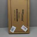 GraduationMall 11x22 Black Diploma Frame with Tassel Holder and Picture for 8.5x11 Certificate 5x7 Photo,Real Glass,Navy over Gold Mat