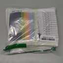 BGment 48 Inch Length Natural Linen Curtains for Short Living Room Window - Ivory Semi Sheer Textured Drapes Light Filtering with Rod Pocket for Bathroom Bedroom Lightweight, 2 Panels, 42 X 48 Inch