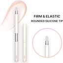 AOU SILICONE TIP BRUSH Compact & Retractable Design for Easy Carry with Rounded Silicone Tip