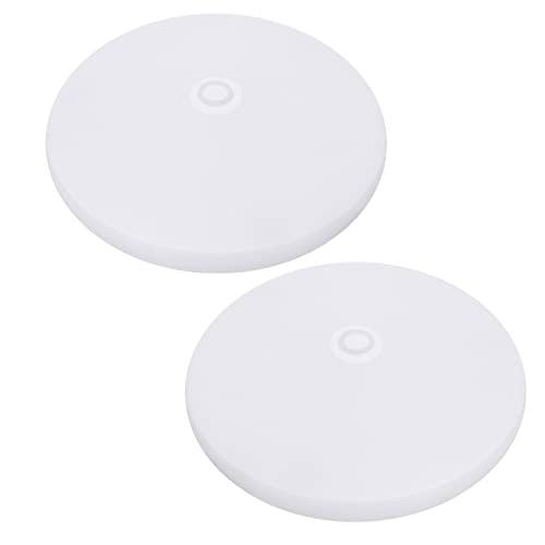 Facon 2-Pack Ultra Slim 3.5'' 12V RV Puck Lights w/Switch, SY-SM35 3400K Warm White LED Interior Lights for RVs, Camper Van, Boats, 12V Dome Light Fixture – cETL Certified
