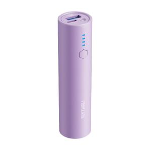 Portable Charger, 5000mAh Mini Power Bank, S03 Pocket Size Fast Charging USB-C (in & Out) Compatible with iPhone Series, Android Phone and More, Purple