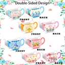 LaVenty 12 PCS Floral Tea Party Favor Lets Par tea Party Supplies Tea Party Decorations Princess Party Flower Boxes Centerpiece Floral Teapot Centerpiece