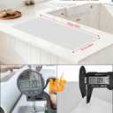 Silicone Crafting Mat for Artists, 32"x24"x1.2mm Large Nonstick Art Sheet for Resin Craft, Jewelry Casting, Acrylic Painting, Clay Work, Heat Resistant Desk Protector and Placemat | Gray