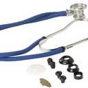 PrimaCare DS-9295-BL 30" Sprague Rappaport Style Stethoscope for Doctor, Nurse and Medical Student, Blue