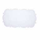 SlipX Solutions Cloud Microban Bath Mat - White
