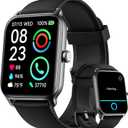Fitpolo Smart Watches for Men Android & iPhone, Alexa Built-in [1.8" HD Screen] IP68 Waterproof Fitness Watch with Bluetooth Call (Answer/Make), Heart Rate/Sleep/SpO2 Monitor, 105+ Sports Tracker (Black)