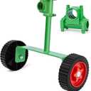 Fabbay Adjustable Support Wheels Auxiliary Wheels 26mm(1 Inch) and 28mm(1.1 inch) Weed Walk Behind String Trimmer for Weed Grass Cutter Gas String Trimmer(Green)
