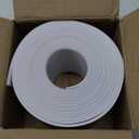 Vinyl Wall Base Baseboard Molding Trim 4" Flexible Self Adhesive Rubber Wall Base Moulding Trim Peel and Stick Design, 4 Inch x 20 Feet, White