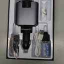 Starlight Retractable Car Charger with Car Aromatherapy Essential Oil Diffuser, Starlight in Car Roof 5 in 1 Fast, 2 Retractable Cables and USB C Car Charger Adapter,Compatible with iPhone 17