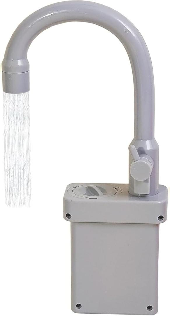 Kids Kitchen Sink Toys Dishwasher Playing Automatic Faucet Accessory Artificial Water Model