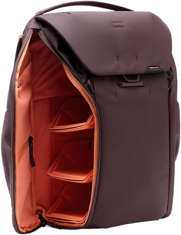 Peak Design Everyday Backpack 20L, Eclipse, MagLatch Top, Dual Side Access, FlexFold Dividers, Fits 15" Laptop, For Camera Carry, Daily Commutes or Travel, Versatile Backpack for Men and Women