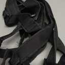 Dog Pulling Harness (L, Black) X Back Mushing Husky Harness for Sled Exercise, Pet Sledding, Bikejoring, Skijoring, Running, Canicross Scootering, for Average Sized Dog About 45-50LBS