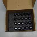 M14x1.5 Extended Lug Bolts  40mm Shank Length, Conical Seat  Compatible with X3 E83 X5 E53 7 Series E6x Aftermarket Wheel Lug Bolts, 20PCS, Black