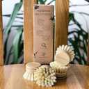 eplanita Replacement Brush Heads (Pack of 8) for Bamboo Dish Brush, Sisal Bristle Refills, Agave Cactus Fibres, Kitchen Eco Scrubber, Plastic Free Washing Up, Zero Waste Cleaning