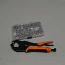 AnnYun Snap Button Kit, Heavy Duty Snap Fasteners Tools, Screw Snaps on Tools Included 1pc Snap Plier and 40 sets 15mm Stainless Snaps, Buttons Snap Fastener Tool for Boat Cover, Tarp, Canvas, Leather