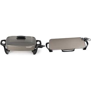 Presto 06856 16-Inch Ceramic Electric Skillet, Grey