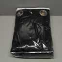 MIULEE Black Velvet Curtains 84 Inches Long Halloween Room Darkening Blackout Curtains with Grommet Top for Bedroom/Living Room Light Blocking Thermal Insulating Soundproof Set of 2