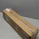 JACKYLED Bathroom Light Fixture, Modern 4-Light Vanity Lights with Art Glass Shades, 3 Color Temperatures LED Bathroom Lighting Fixture Over Mirror, 20W 1200 Lumen 30° Adjustable, Amber Glass