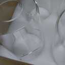 Clear Lip-less Glass Lamp Shade, Cylindrical Light Cover with Fitter Opening, Replacement for Chandelier, Bathroom Vanity Light, Pendant, 4 Pcs