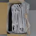 JARLINK 2 Pack Over The Door Organizer Storage, 5 Shelf Hanging Door Organizer with 5 Large Capacity Pockets, Anti Tilt 44 lb Load Behind Door Storage for Bedroom, Bathroom, Pantry, Nursery, (Black)