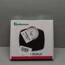 Adamson A25W Scales for Body Weight - Up to 400 LB - 5.3" Dial on 12.4" x 10.2" Platform - Anti-Skid Rubber Surface - High Precision Bathroom Scale Analog - Durable with 20-Year Assurance - White