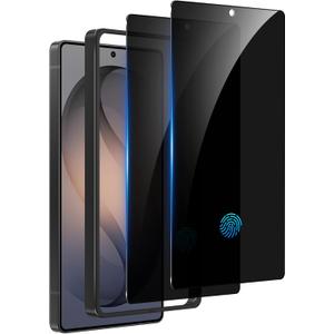 2 Pack for Samsung Galaxy S26 Ultra Privacy Screen Protector Tempered Glass, Fingerprint Unlocking, 25 Anti Spy S26 Ultra Screen Protector, Full Coverage, Case Friendly, Easy Installation