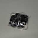 SCENEREAL Fleece Dog Shoes For Winter, Dog Boots & Paw Protectors, Warm Puppy Snow Booties For Small Medium Sized Dogs, Anti-Slip Rubber Sole PU Waterproof Boots For Outdoor Walking, Black Size 4 (Size 4: Fit For Paw Width 1.05-1.25")