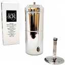 KERAM south indian coffee drip maker-permanent/reusable phin filter for 3-4 serving cup 6.6 Oz(200 ml) made of steel ss304 food grade camping/travelling small decoction dripper maker