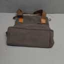 Canvas Tote Purse for Women Work Shoulder Crossbody Bag Vintage Multi-pocket Handbags