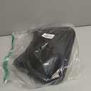 Peacocktion Crossbody Purses for Women Trendy Designer Vegan Leather Hobo Bags with Wide Shoulder Strap (Black)