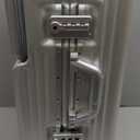 Zipperless Luggage, 22.4" x 15.4" x 9.4" Aviation Certified, Polycarbonate Aluminum Hardshell, Expandable Carry-On Luggage with Spinner Wheels, Hardshell Luggage, 20 Inch Cabin (silver)