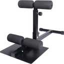 INNOLIFE Sissy Squat Machine Adjustable Height, Protective Foam Thick Steel Fitness Home Gym