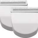 Audoc 2PCS White Professional Peanut Clippers/Trimmers Snap On Replacement Blades #2068-300-Fits Compatible with Peanut Hair Clipper