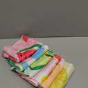 VitalCozy 6 Pcs Microfiber Beach Towel 28 x 59 Inch Oversized Large Quick Dry Lightweight Cute Bath, Pool, Camping, Travel Thin Sand Free Towel for Women Adults Swimming Picnic Sport(Fruit Style)