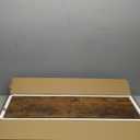 QEEIG Bathroom Shelves 32 inches Long Floating Shelf for Wall 32 x 9 inch Set of 2, Rustic Brown (008-80BN) (31.5")