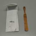 Skinny Spurtle for Sourdough Starter, Mixing, Reaching Bottom of Jar, Dough Whisk Teak Spurtles Kitchen Tools Wooden Kitchen Utensils for NonStick Cookware