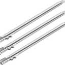 QuliMetal 19.4" Grill Burner for Weber Genesis II/LX 300 Series, Genesis II E310, II E315, II E335 (2017 and Newer) Gas Grills, 304 Stainless Steel Burner Tubes for Weber 67489 67490 67491, 3 Pack