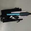 Farery Mini Thermal Brush 3 Temperature Adjustable, 3/4 Inch Travel Curling Iron for Short Hair, Heated Round Brush for Touch-ups and Small Curls, Lightweight Curling Wand for Thin Hair, Dual Voltage