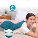 Comfytemp Weighted Heating Pad for Back & Period, FSA Eligible Electric Heat Pad, Birthday Gifts for Women Men Mom Dad & Mother Day Gift, 2.2 lb HSA Neck Shoulder Heated Pad, 2H Auto-Off, 12x24