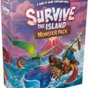 Asmodee Survive The Island Monster Pack Board Game Expansion - Add 3 New Monsters, Fun Adventure & Strategy Game for Kids & Adults, Ages 8+, 2-5 Players, 45 Minute Playtime
