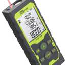 Laser Measure, Inkerma Laser Measurement Tool, Laser Distance Meter with Angle Sensor, Ft/in/M Multiple Units, Length/Area/Volume/Pythagorean Mode,Battery Included